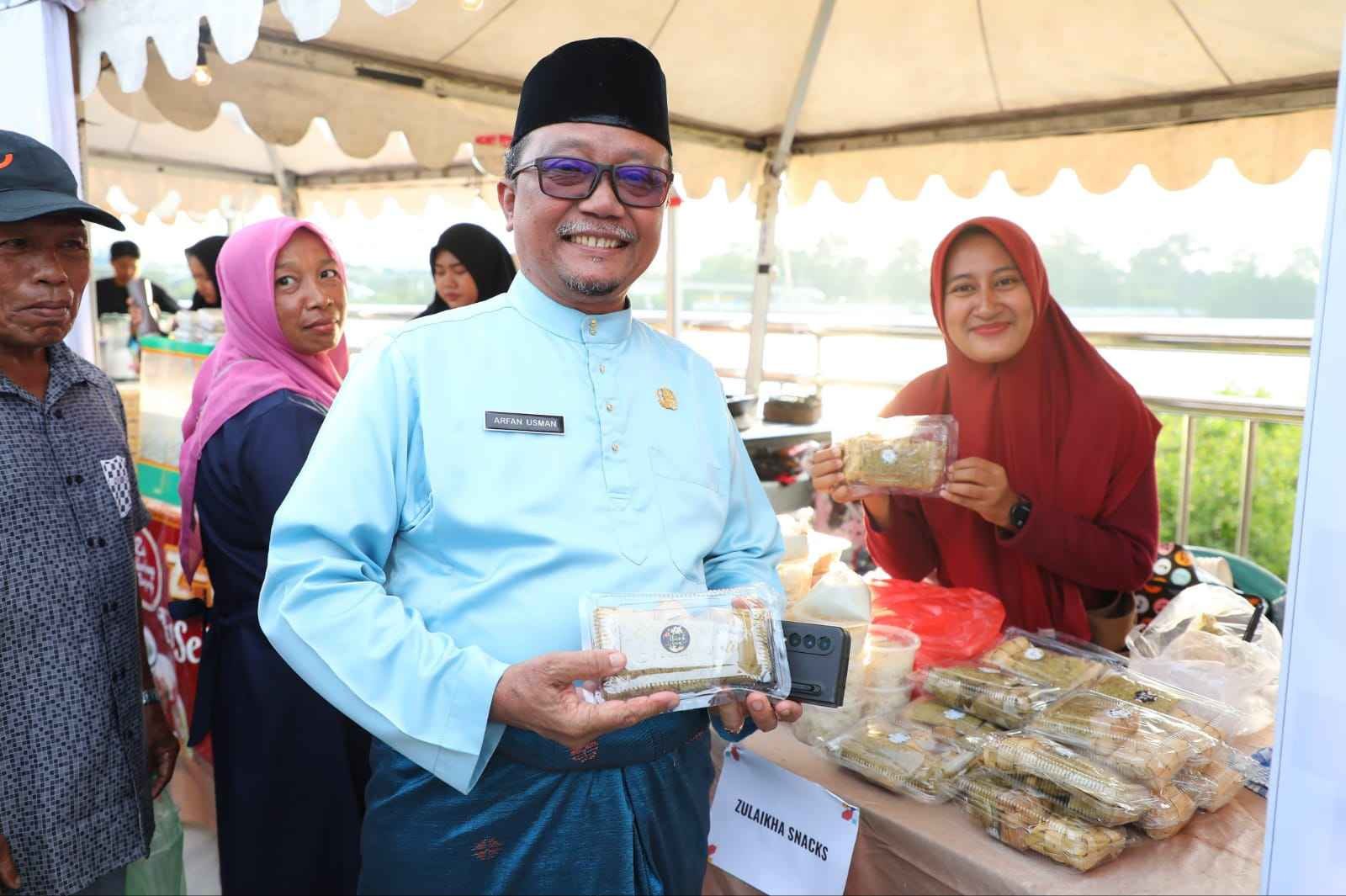 Pelaku UMKM Senang Jualan di Bazar FSB di Fasilitasi Pemkab Siak 